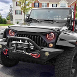 RGB HALO HEADLIGHTS FOR 97-18 JEEP WRANGLER TJ/ JK (DOT APPROVED)