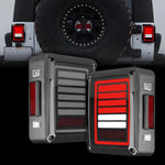 6 BARS LED TAIL LIGHTS FOR 07-18 JEEP WRANGLER JK/ JKU