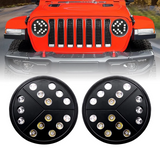 7 INCH ARROW HEADLIGHTS (18-19 JEEP WRANGLER JL)