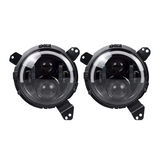 7 INCH HALF HALO LED HEADLIGHTS (18-19 JEEP WRANGLER JL)