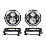 7 INCH RGB HALO HEADLIGHTS (18-19 JEEP WRANGLER JL)