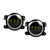 4 INCH HALO FOG LIGHTS FOR 07-18 JEEP WRANGLER JK/ JKU