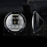 HONEYCOMB LED HEADLIGHTS FOR 97-18 JEEP WRANGLER TJ/ JK (DOT APPROVED)