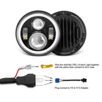 RGB HALO HEADLIGHTS FOR 97-18 JEEP WRANGLER TJ/ JK (DOT APPROVED)