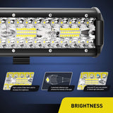 20 INCH TRIPLE ROW LIGHTS ( 97 - 19 JEEP WRANGLER TJ/ JK/ JL )