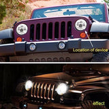 SLIVER LED HEADLIGHTS FOR 97-18 JEEP WRANGLER TJ/ JK (DOT APPROVED)