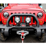 4 INCH SMOKED FOG LIGHTS FOR 97-18 JEEP WRANGLER TJ/ JK