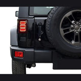 SMOKED AVENGER LED TAIL LIGHTS FOR 07-18 JEEP WRANGLER JK/ JKU