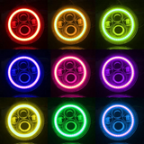 RGB HALO HEADLIGHTS & RGB HALO FOG LIGHTS COMBO FOR JEEP WRANGLER TJ/ JK