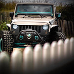 HONEYCOMB LED HEADLIGHTS FOR 97-18 JEEP WRANGLER TJ/ JK (DOT APPROVED)