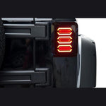 SMOKED AVENGER LED TAIL LIGHTS FOR 07-18 JEEP WRANGLER JK/ JKU