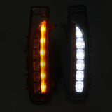 LED Daytime Running Light For Ford Edge DRL Yellow Fog Lamp 2014 2015