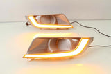 LED Daytime Running Light For Ford Ranger DRL Fog Lamp Turn Signal 2015 2016