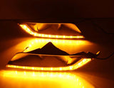 LED Daytime Running Light For Ford Ranger DRL Fog Lamp Turn Signal 2015 2016