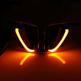 LED Daytime Running Light For Toyota Fortuner DRL Turn Signal Fog Lamp 2016