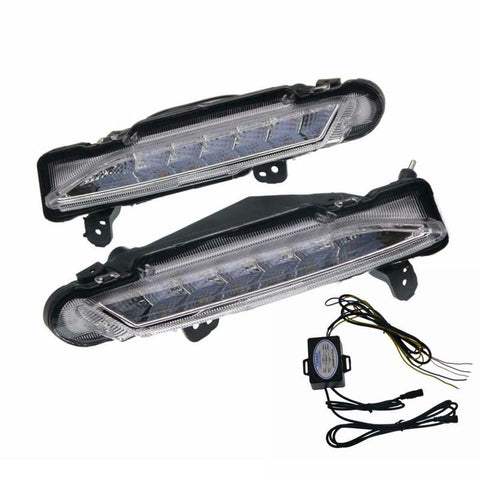 LED Daytime Running Light For Toyota Yaris DRL Fog Lamp 2018