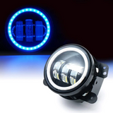 RGB HALO FOG LIGHTS FOR 97-18 JEEP WRANGLER TJ/ JK